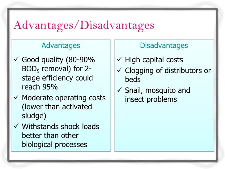Disadvantages Of Biological Wastewater Treatment Disadvantages Of Biological Wastewater Treatment